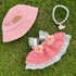 YJLUMI 3-Piece Set Outfit for 17cm Figures Dress Set with Hat and Dress