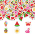 Yopyame Summer Mini Erasers Bulk - 60PCS Assorted Tiny Ice Cream Watermelon Flamingo Erasers for Kids Party Favors