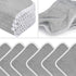 San Francisco Baby Washcloths for Newborn, Rayon from Bamboo, Soft Wash Cloths, 6 Pieces, Gray