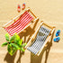 Mini Umbrella Palm Chair Beach Miniature Accessories for Dollhouse Outdoor Decorations