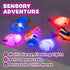 6 Pack Tub Works Mermaid Lagoon Light Up Bath Toys, | Water-Activated Light Up Toys Flash & Change Color | Easy-Grip