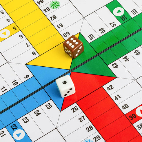 Set 9.75 Inches Ludo Magnetic Folding Travel Board Game