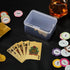 PerKoop 8 Pcs Clear Plastic Card Case - Playing Card Storage Box Holder - Organizer for Travel Game, 4.7 x 3.3 x 2.5