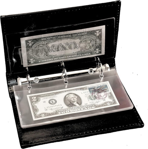 Lighthouse Pocket Currency Album Refill Pages for 3-Ring Binder, Pack of 10