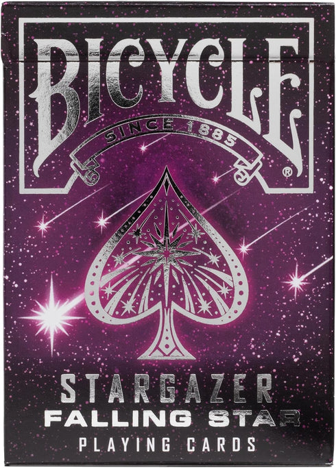 Bicycle Stargazer Falling Star Galaxy Design - Playing Cards