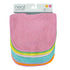 8 Pack 8 Count Neat Solutions Multi-Color Solid Knit Terry Feeder Bib, Girl