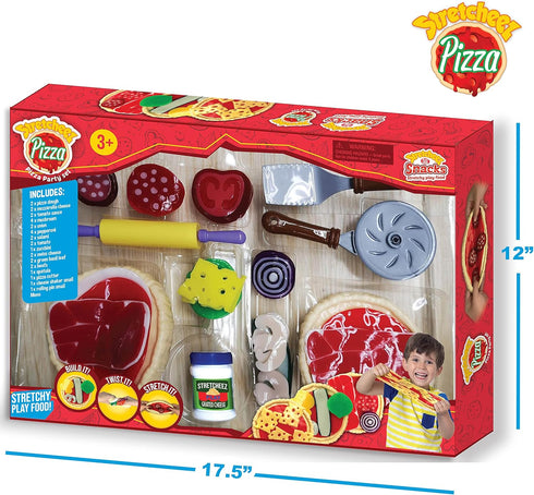 Set Stretcheez Pizza Party - Realistic and Squishy Play Food for Kids