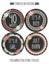 Pregnancy Weekly Belly Growth Stickers - Large Set of 36, Maternity Keepsake Photo Prop