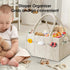 2-Pack Set HIPHOP PANDA Diaper Caddy Organizer - Newborn Essentials Baby Registry Must Haves - Sturdy Nursery Storage