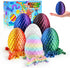 8" 3D 3D Set Impossmaker Printed Easter Dragon Eggs with Printed Dragon Inside, Easter Basket Stuffers Mini Dragon Egg