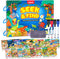 JoyCat Seek & Find Game Books - Preschool Learning Activity for Toddlers