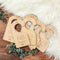 Beautiful Wooden Baby Closet Dividers Set of 7 - Double-Sided Organizer for