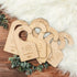 Beautiful Wooden Baby Closet Dividers Set of 7 - Double-Sided Organizer for
