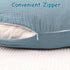 2 Pack, Hooyax Muslin Nursing Pillow Covers Soft and Breathable Nursing Covers for Breastfeeding Pillows, Adorable