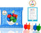 The Dreidel Company 10-Pack Multi-Color Plastic Hanukkah Dreidels with English Transliteration & Game Instructions