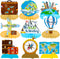 C L cooper life 13pcs Travel Theme Party Decorations Let The Adventure Begin Table Honeycomb Centerpieces