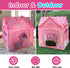 Kids Tent - Princess Castle Pink Tent for Kids - Indoor Playhouse for Kids Outdoor - Big Enough for 2-3 Little Kids