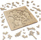 Mind Bending Wooden Jigsaw Puzzle, Aztec Labyrinth - Expert Level Gift for Adults and Kids, 130 Pieces