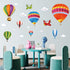 Amaonm Removable Creative 3D Hot Air Balloon Wall Decals, Kids Room Art Decor Stickers