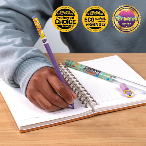 10 Count, Pastel Colored Smencils - Patented Gourmet Scented Colored Pencils made from Recycled Newspapers, Gifts