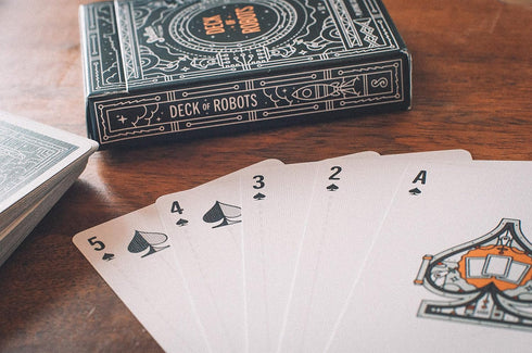 Stellar Factory Deck of Robots: A Playing Card Deck Featuring Restless Robots