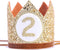 Baby Crown for 2nd Birthday - Second Birthday Party Decoration, Glitter Crown Hat