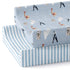 2-Pack Baby Changing Pad Cover for Boys, Girls (Watercolor Airplanes and Clouds) - Premium Fitted Sheets Baby Diaper