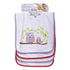 Dreambaby Terry Cloth Cotton Baby Bibs for Teething, Feeding, Drooling - Owl and Whales, Super Absorbent