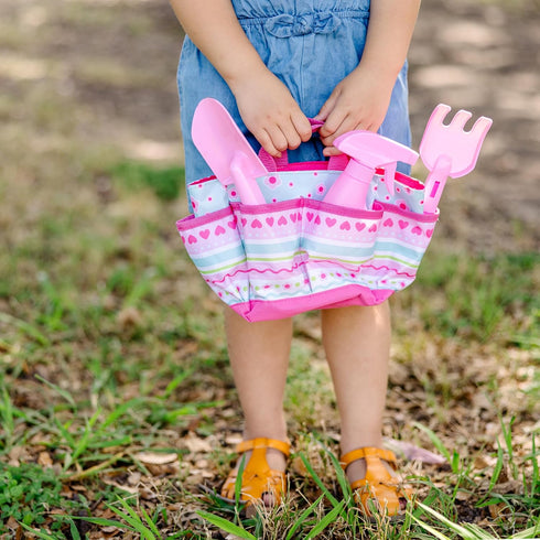 Set Melissa & Doug Sunny Patch Pretty Petals Gardening Tote with Tools