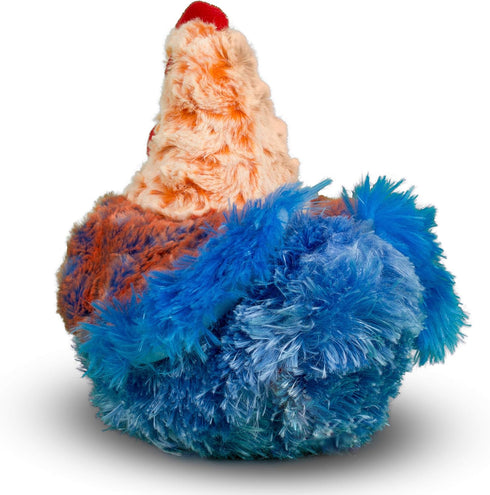 Douglas Henrietta Blue Lace Hen Plush Stuffed Animal Chicken
