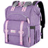 Jiefeike Diaper Bag Backpack,Purple baby bag for Mom Dad Girls Boys,15.6inch baby