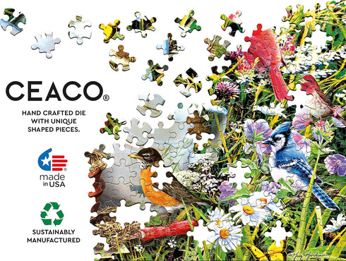 Ceaco - Garden Birds - 500 Piece Jigsaw Puzzle