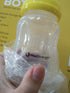 6pc Set 6.oz 180ml Breastmilk Bottles with Leak Proof Lids by Max Strength Pro, Reusable Wide Neck Bottles Best
