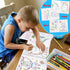 28Pcs Small Coloring Books for Kids Bulk: Holiday Mini Stockings Stuffers Goodie Bags Fillers for Christmas, Back