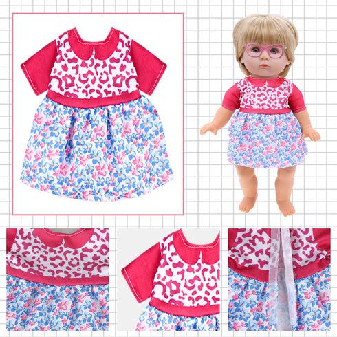 Alive Doll Clothes and Accessories, 6 Sets Baby Doll Outfits for 12-14.5 Inch Girl Dolls, Gift for Ages 5-10