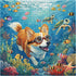 PICKFORU Dog Puzzles for Adults 1000 Pieces and up, Funny Puppy Puzzle Collection Corgi Sea Turtle Fish, Ocean Puzzles as Home Decor