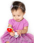 NogginStik Light-up Developmental Rattle - Color Changing, Textured, Mirror & Rattle Sound - Sensory Toy for Babies
