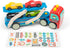 Le Toy Van Motors, Planes & Garages Race Car Transporter Set, Premium Wooden Toys for Kids Ages 3 and Up