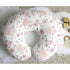 Sweet Jojo Designs Baby Nursing Pillow Cover (Pink/Grey Boho Floral) for Girls, Infant/Newborn Nursery, Bottle