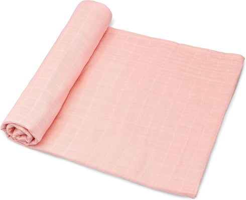 Goobie Baby Organic Muslin Swaddle Blanket, 100% Certified Organic Cotton, Ultra Soft & Breathable,