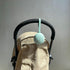 Ali+Oli BPA-Free Silicone Pacifier Holder Case, 1-pk Diaper Bag Accessory for Newborn Travel, Mint