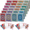 Zubebe 24 Pack Playing Cards - Vibrant Colors Mandalas Theme Poker Size Standard Index Playing Cards for Card Activities