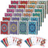 Zubebe 24 Pack Playing Cards - Vibrant Colors Mandalas Theme Poker Size Standard Index Playing Cards for Card Activities