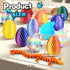 24PCS 3D Impossmaker Printed Dragon Eggs, Prefilled Easter Dragon Egg with Dragon Toy for Basket Stuffers, Unique