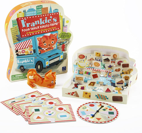 Educational Insights Frankie's Food Truck Fiasco Game - Shape Matching Board Game for Preschoolers, Ages 4+