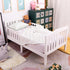 NTBAY Jersey Cotton Quilted Toddler Blanket - Breathable and Warm Baby Blanket for Boys and Girls, 30x40 Inches, White