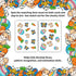 6+ 2-4 Counting Fast-Paced Visual Spring Card Game for Kids and Players - Visual Game No Reading Required - Spring