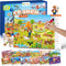 Preschool Learning Activity - Search and Find Book, Reusable Education Toys, Travel Game for Kids Ages 3-6