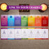BWTY Tarot Cards Set with Guide Book and 7 Chakra Cards, Learning Tarot Deck for Beginners