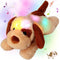 Cuteoy Glowing LED Dog Light-up Nightlight Toys Musical Plush Stuffed Animal Soft